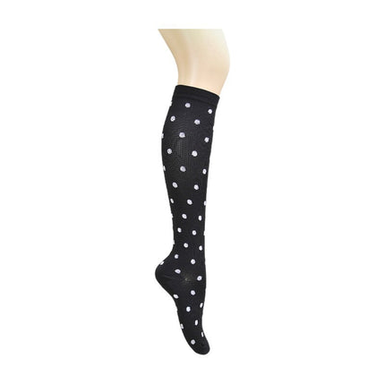 Cross-Border Popular Leopard Print Series Compression Calf Socks, Beautiful Leg Pattern, Outdoor Cycling Sports Fitness Elastic Compression Socks