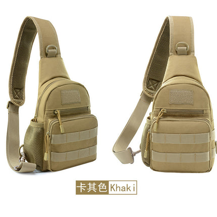 Men's Riding Outdoor Sports Bag Casual Shoulder Kettle Hanging Bag Portable Tactical Army Camouflage Water Bottle Chest Bag