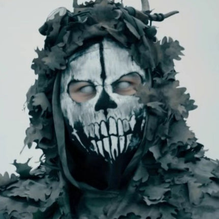 Cross-border manufacturers Halloween cs headgear call of duty personality ghost headgear windproof warm riding headgear mask