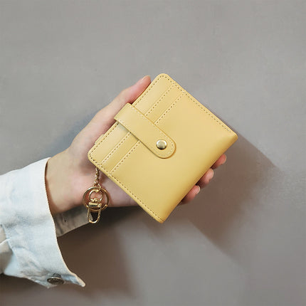 European and American Style Simple Women's Wallet, Short Style 70% off Small Wallet for Women, Key and Card Holder, Fashionable and Versatile