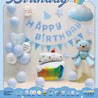 Jt-ins07 ins birthday set + [paper card packaging] + [glue and ribbon]