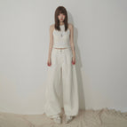 White elongated / XS