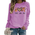 round neck purple / S