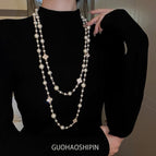 052 white pearl white diamond four-leaf clover
