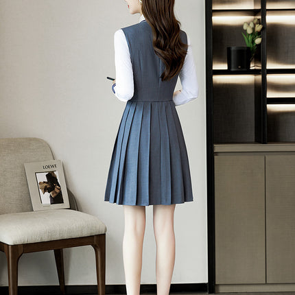Kindergarten teacher garden clothes interview clothing dress suit group kindergarten teacher fashion temperament early education overalls women