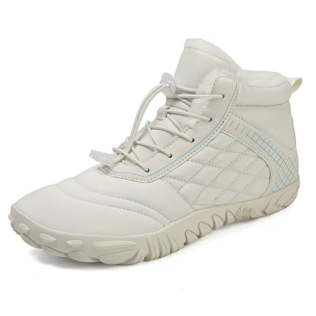 Five-Finger Cotton Shoes, Cold-Proof and Fleece-Lined Snow Boots, Outdoor Cycling Snow Boots, Winter Cotton Shoes, Waterproof Cotton Shoes, Mountaineering Cotton Shoes