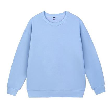 Thickened Lamb Velvet Winter fleece-lined Round Neck Sweatshirt 2024 New Warm Loose All-match Long Sleeve Top for Women
