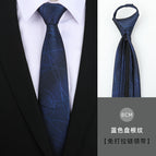 8cm blue packing pattern zipper