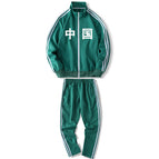 Green chinese suit / S