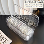 [set] transparent flip box + 14 75 small boxes