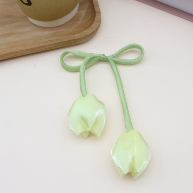 Korean Flower Bud Tulip Flower Clothing Accessories Accessories Hairpin Hair Rope Clothing Bag Accessories Accessories Manufacturer Wholesale