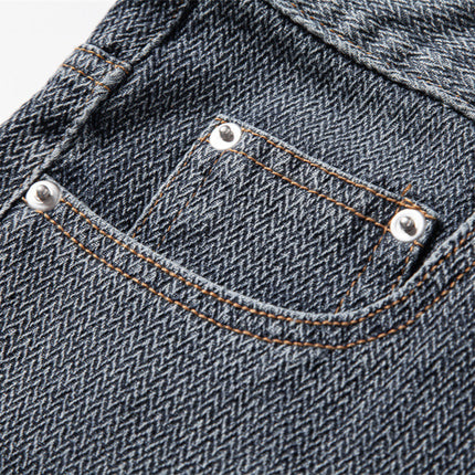 Patterned Denim Shorts Men's New Product 2025 Five-Point Pants Men's Retro Straight Cross-Border Summer Starry Sky Shorts Denim European and American