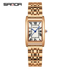 Steel belt rose gold white [women's style]