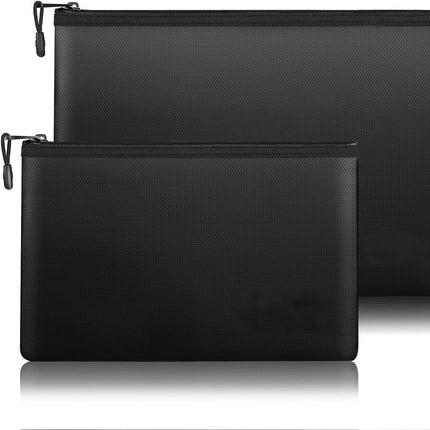 Factory Direct Sales High Temperature Resistant Fireproof Document Bag Silicone Fiberglass Household Commercial Safety Flame Retardant Storage Bag with Certification