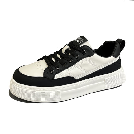 Men's Shoes 2025 New Summer Trendy Versatile Sports Casual Sneakers Genuine Leather Comfortable Versatile White Shoes