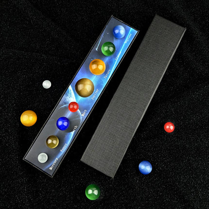 Cat's Eye Stone Eight Planets of the Solar System Universe Galaxy Interstellar Planet Popular Science Education Cognitive Ornaments