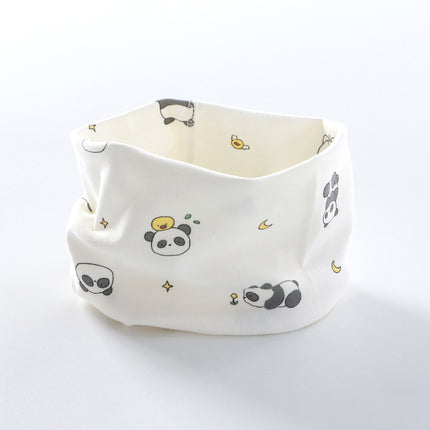 Loveable Amoy Children's Scarf Autumn and Winter Pure Cotton Class A Baby Cartoon Baby's Head Windproof Warm Neck Sleeve