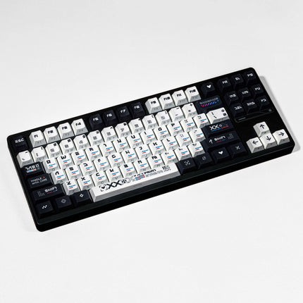 Printing set double engraved light transmission Pbt thermal sublimation original full set of key caps German Korean Spanish European gauge