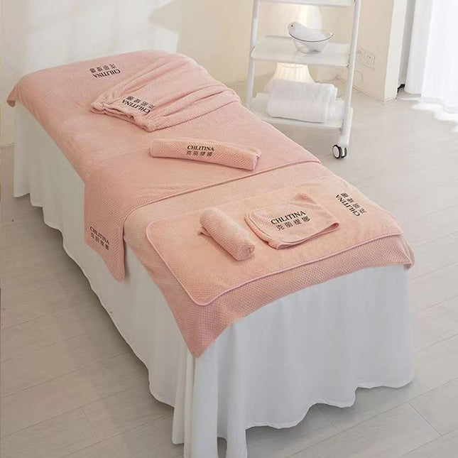 Coral Fleece Material Pineapple Pig Beauty Salon Towel Large Bath Towel Skin Management Headwear Bed Towel Bath Skirt