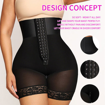 Cross-Border Plus-Size Tummy Control Pants for Women, High-Waisted with Hip Pads, Seamless Butt-Lifting Pants, Non-Curling Waistband, Peach Butt Shaping Pants