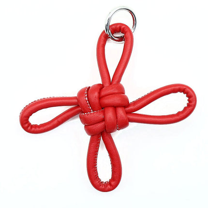 New Hand-woven Ruyi Knot Keychain Chinese Knot Car Bag Hanging Chain Accessories Keychain Hanging Ornaments