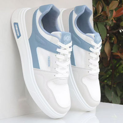 Brand Men's Shoes Summer Breathable Mesh Panel Shoes Sports Shoes Men's 2025 New Casual Shoes Men's White Shoes