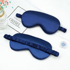 Simulated silk strap style navy blue