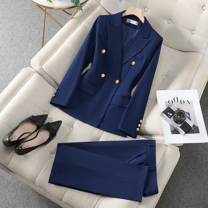 New Orange Professional Small Suit Jacket High-grade Suit suit Suit Spring and Autumn Short Skirt Small Hugh