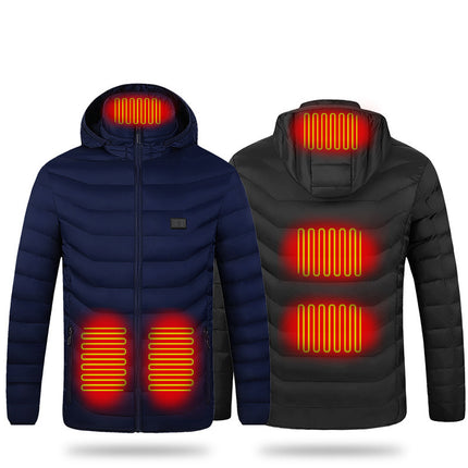 Heated Cotton Clothing for Winter in District 249, District 11, District 19, Smart Heated Cotton Jacket, Unisex Heated Clothing Jacket