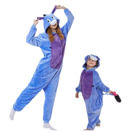 Animal cartoon conjoined pajamas Chai dog red dinosaur flannel penguin factory conjoined home clothes cross-border self-sale