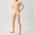 Skin color thin velvet with feet one size fits all 50-75kg / Regular style [no crotch opening] for men and women