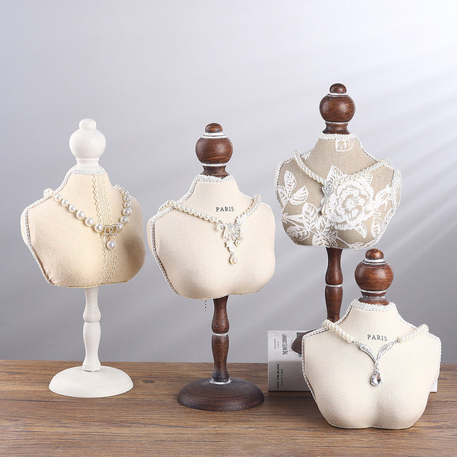 Simple portrait model necklace rack desktop jewelry rack storage hanging pendant rack stall props jewelry display rack