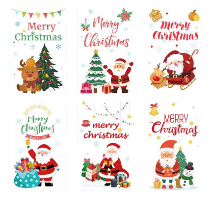 Cross-Border Christmas Greeting Card Blessing Card Cartoon Set with Money Christmas Postcard Decoration with Envelope