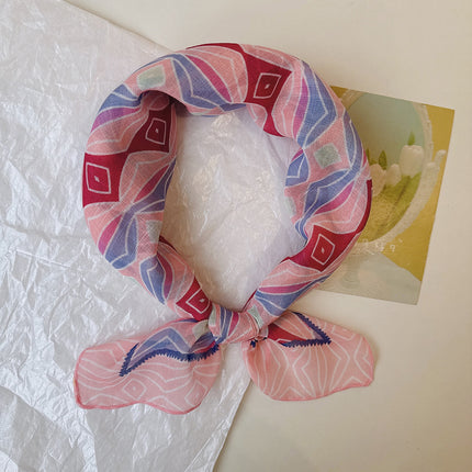 Printed Square Scarf / Foulard Carré Imprimé