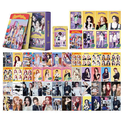 Korean Star 55 Boxed Small Cards Stray (g) I-Dle Ive Ateez Collection Lomo Cards Cross-Border