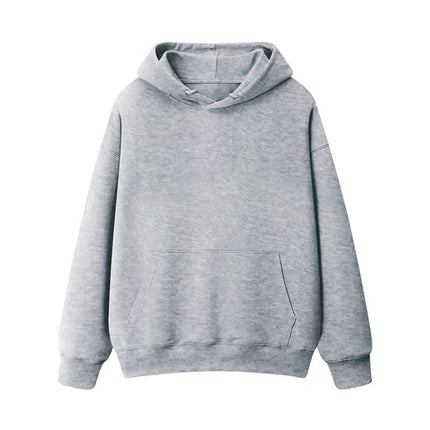 Drop Shoulder Hoodie with Logo Printed Trendy Brand Cultural Shirt Sweatshirt Custom Class Uniform Workwear Jacket Cross-Border Hot Sale