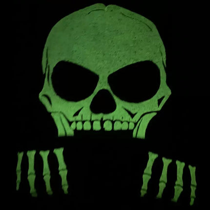 AliExpress Cross Border Skull Luminous Knitted Hat Skull Skeleton Hat Cap Halloween Decoration