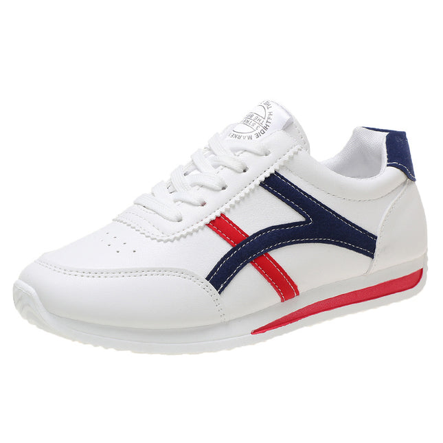 Sports White Shoes Women's 2025 New Autumn Breathable Women's Shoes Internet Celebrating Fashion Forrest Gump Shoes All-match Flat Trendy Shoes