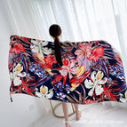 M254-01 colored tequila-navy blue / 180*90cm