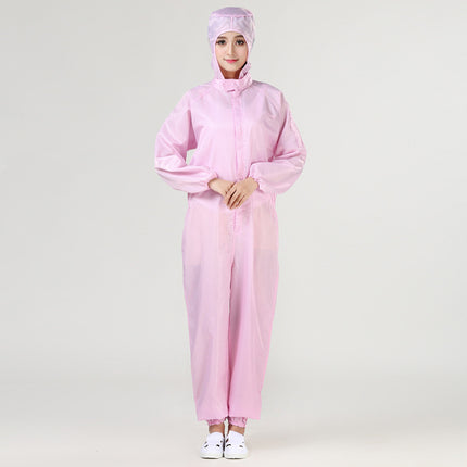 Anti-static coveralls hooded purification workshop dust-free overalls spray paint protection dust-proof blue breeding dust-free clothing