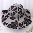 Folded Flower [Cold Grey]] / Free size