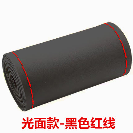High-elastic hand-stitched car steering wheel cover new self-contained tea fragrance four-sided bullet tea polyphenol handle cover four seasons universal