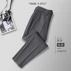 Dark grey cropped pants [all-season upgrade] [please specify if you require full-length pants] / 28 [weight 40.00 kg-52.50 kg]]