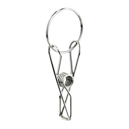 huazhen stainless steel clip solid spring clip 6.5cm small wire clip underwear clip/socks rack pants clip non-magnetic