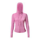 Velvet pink df hooded jacket / 2/s code