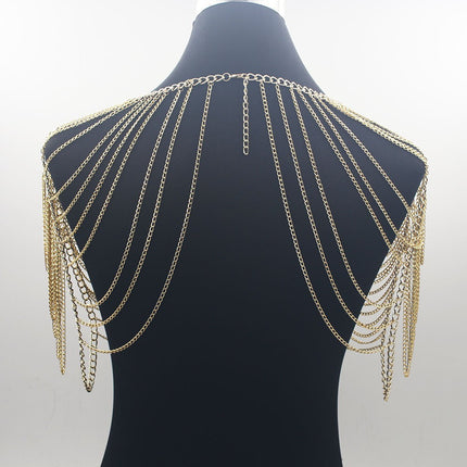New Multi-layer Women's Sexy Shoulder Chain Women's Beach Bikini Clothing Accessories Body Chain Necklace