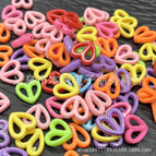 Mixed colors randomly / 35 hollow core 15*17mm about 900 pieces/catties