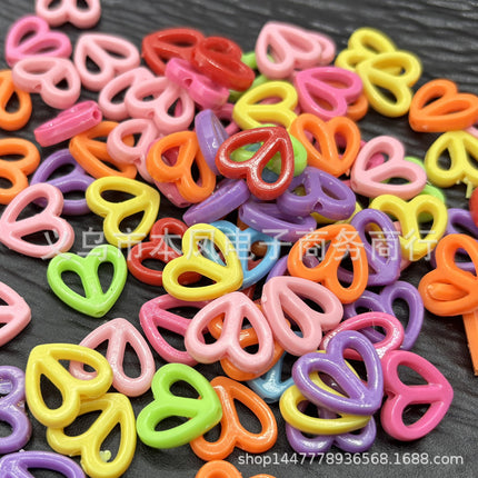 solid color color beads diy bracelet string loose beads material children beaded handmade keychain jewelry accessories