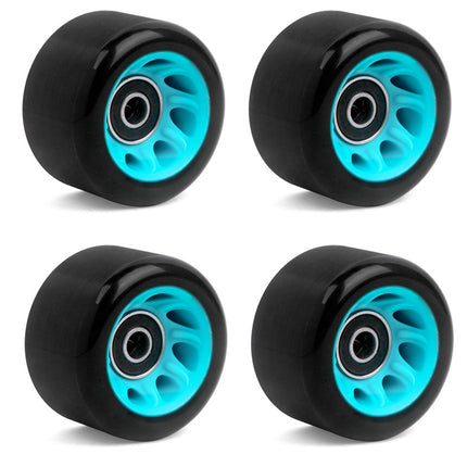 Double-row roller skates wear-resistant carpool four-wheel skates high hardness speed pulley roller skates skateboard universal Pu wheel