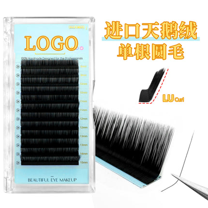 Grafted Eyelashes J/Lc/Ld/L/M/I Curved Foreign Trade Curvature Thick Curling High Temperature Non-Returning European and American False Eyelashes